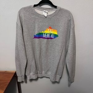 Y’all means all sweatshirt